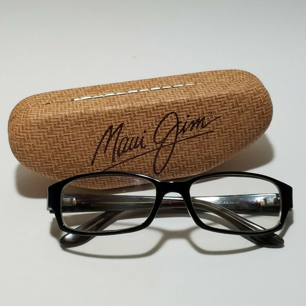 Maui Jim Black & Wood Grain Women's